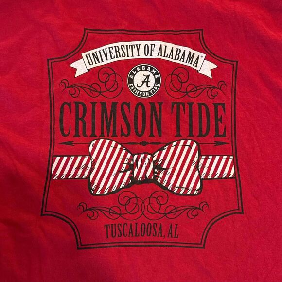 Alabama Crimson Tide SEC Long Sleeve T-Shirt - Tuscaloosa Bowtie Roll Tide‎ - Picture 3 of 8